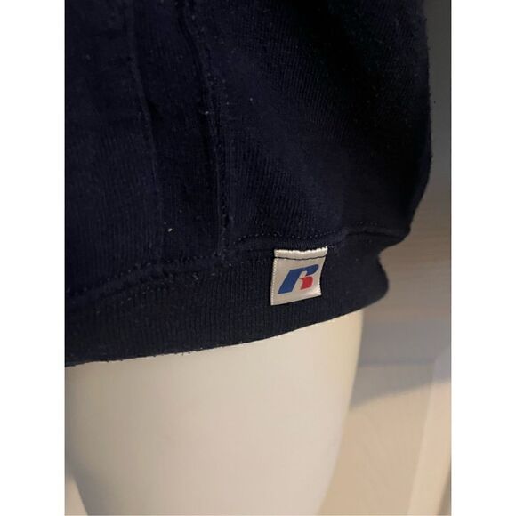 Russell Athletic Y2K Navy and Orange Syracuse Hoodie. Size Medium - Picture 3 of 7